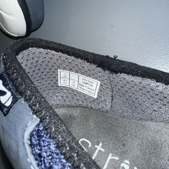 STRIVE Blue Back Pain Relieving Slip On Flats Shoes Orthopedic Hampton Size 9 - Picture 9 of 9